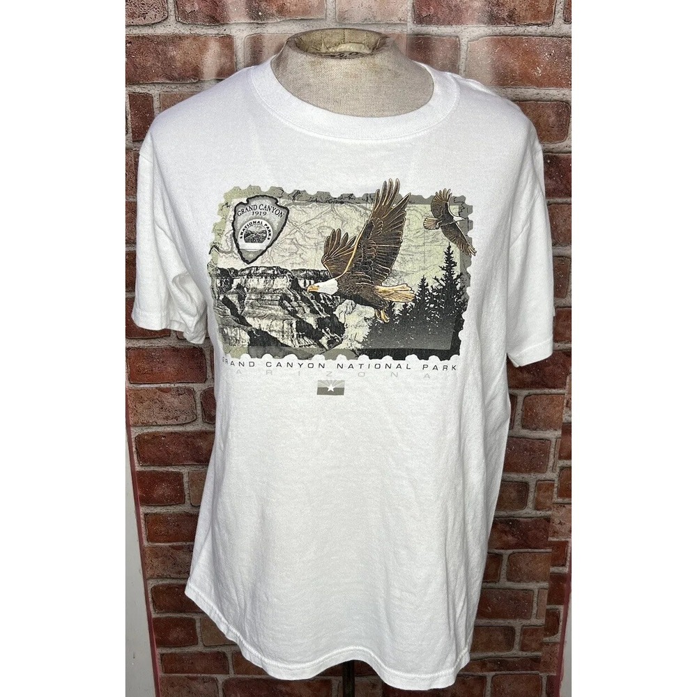 GrandCanyon NationalPark BaldEagle Solid Graphic Tee Shirt SizeM/L UnisexComfort